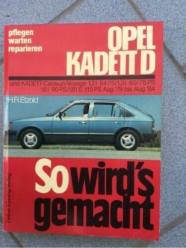 Opel Kadett D  Reparatur Buch in Laupheim