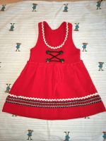 Vintage Kinder Baby Dirndl rot ca GR 80 Thüringen - Themar Vorschau