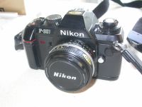 Spiegelreflexkamera Nikon F301 + 50mm Objektiv Nikkor + 2 Filter Bayern - Weiden (Oberpfalz) Vorschau