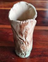 Vase Unikat Keramik Porzellan Handarbeit Einzelstück vintage Deko Nordvorpommern - Landkreis - Grimmen Vorschau