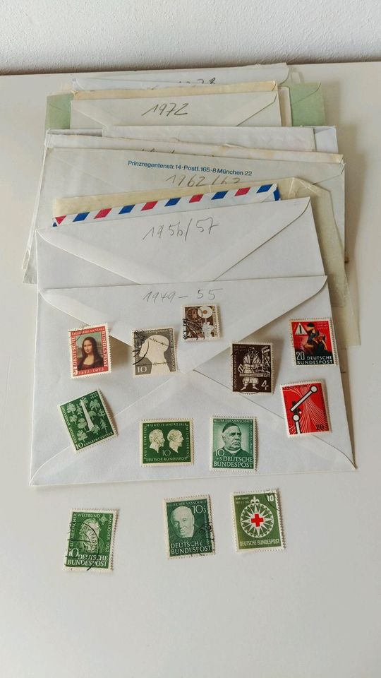 Briefmarken BRD gestempelt 1960er-2000er Jahre in Kandern
