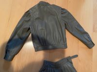 Echt Leder Kostüm (Lederjacke, Lederrock) Farbe Taupe Bayern - Moorenweis Vorschau