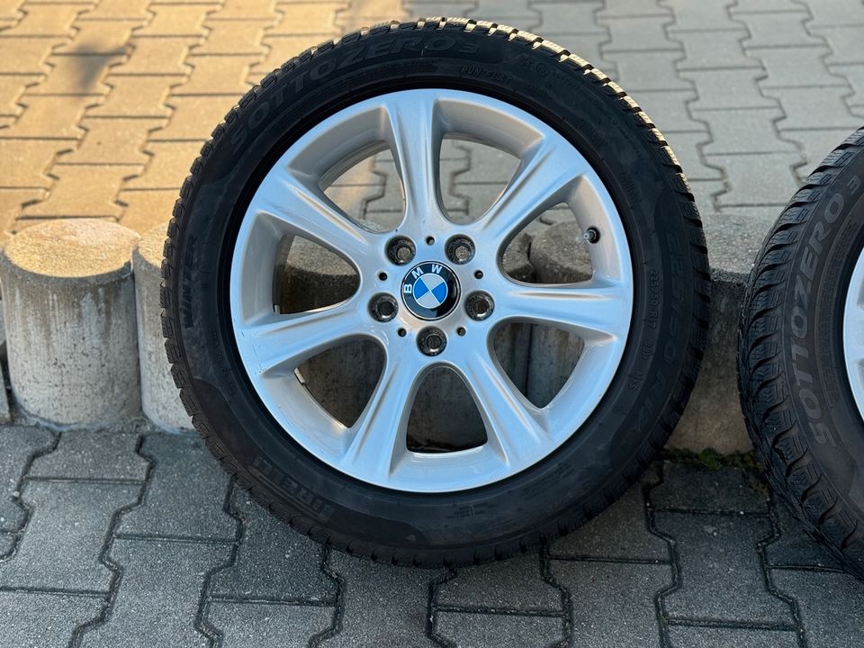 4 Winter Kompletträder 225/50 R 17 98 H Runflat auf 7 1/2Jx 17H2 in Tharandt