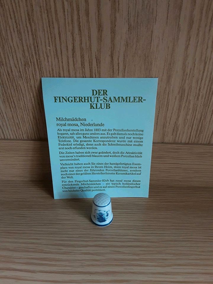 Fingerhüte, Fingerhut-Sammler-Club, Porzellan in Sindelfingen