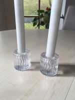 Kerzenhalter Kerzenständer Stabkerzenhalter Glas  5x5 cm Neu Bayern - Heinersreuth Vorschau