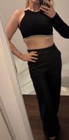 ZARA Glitzer Crop Top – Schwarz – Gr. S Düsseldorf - Garath Vorschau