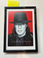 Udo Lindenberg Autogrammkarte gerahmt Wandsbek - Hamburg Wellingsbüttel Vorschau