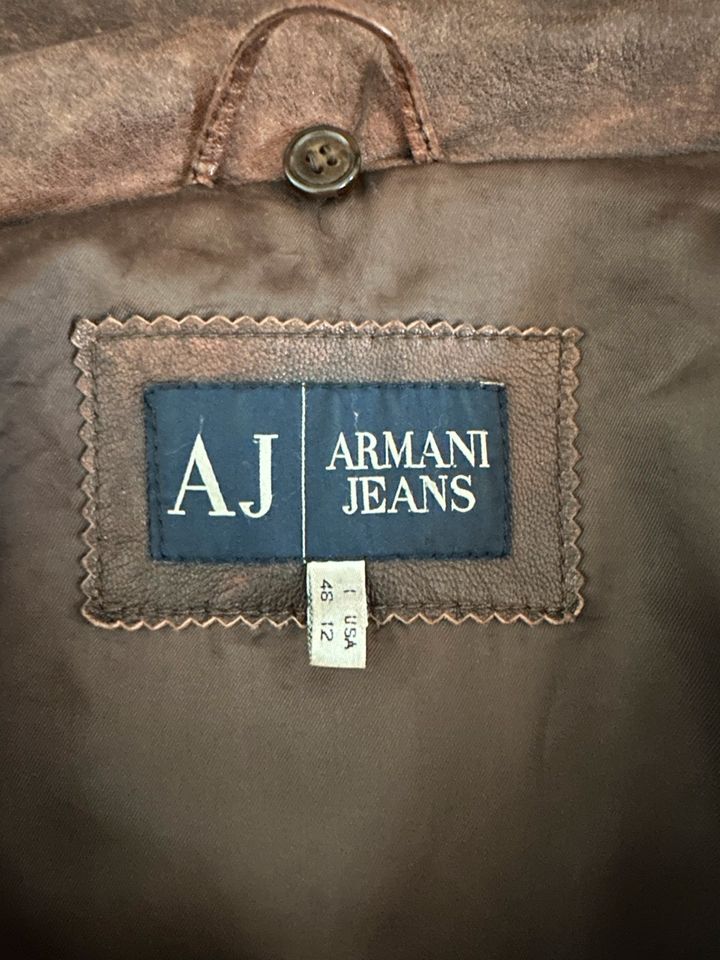 Armani Lederjacke vintage in Aachen