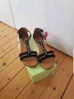 Sandalen schwarz Riemchen 37 Absatz soft feel mit Applikation Buchholz-Kleefeld - Hannover Groß Buchholz Vorschau