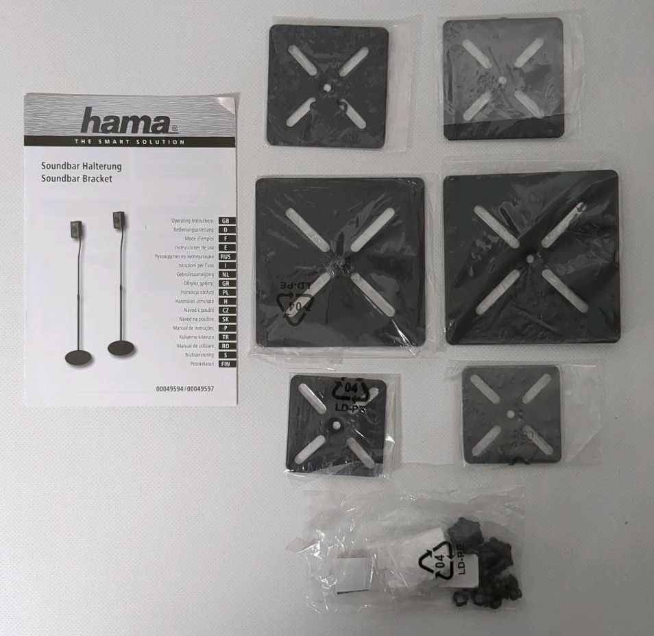 Hama Lautsprecherständer 2er Set, Boxenständer inkl. Zubehör in Vellmar