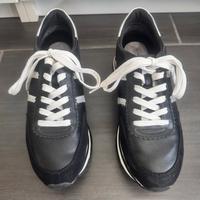 Tamaris Turnschuhe Sneaker erhöht 39 Leder Schwarz Weiß Glitzer Bayern - Weßling Vorschau
