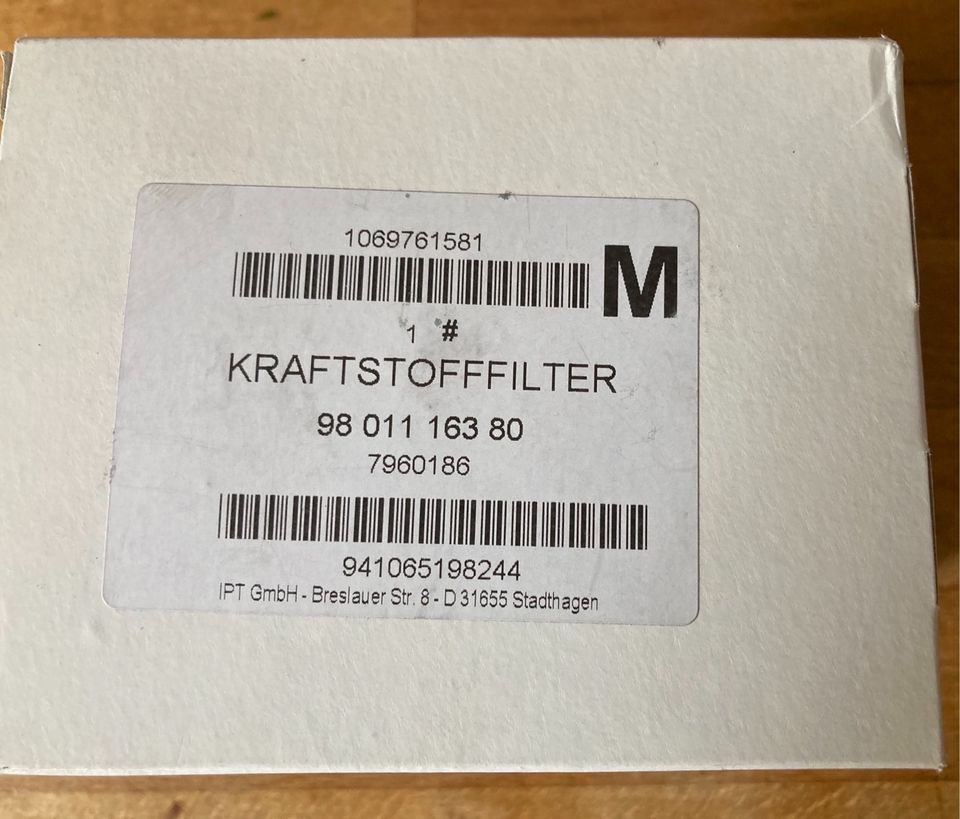 Peugeot Kraftstofffilter/Dieselfilter in Freiburg im Breisgau