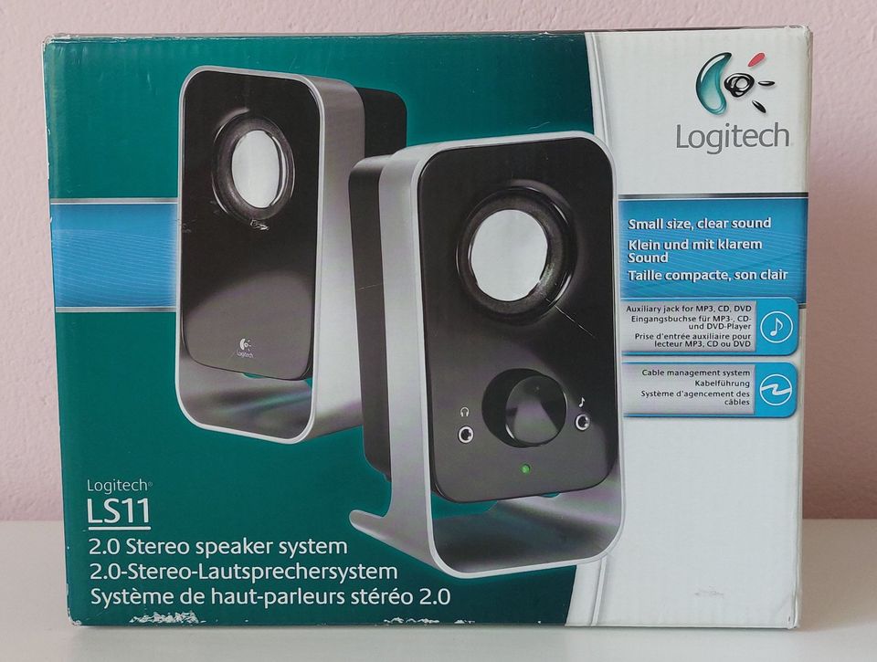 Logitech LS11 2.0 Stereo Lautsprechersystem Silber NEU IN OVP in Norderstedt