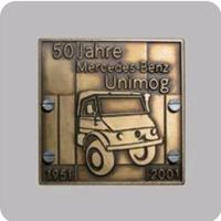 Suche 50 Jahre Mercedes-Benz Unimog Plakette Bayern - Reichertshausen Vorschau