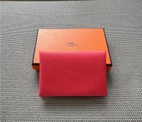 Hermès Kartenetui Calvi, Ziegenleder, pink/rot, rose texas, neu! Bielefeld - Bielefeld (Innenstadt) Vorschau