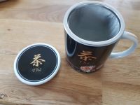 Teetasse mit Filter/Sieb und Deckel schwarz Bayern - Haarbach Vorschau