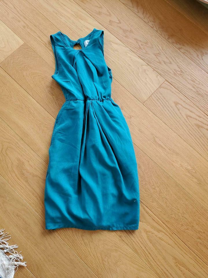 Ballonkleid Cocktailkleid kurzes Kleid türkis Größe 34 in Röhrmoos