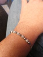 Wunderschönes Schiebe Armband silber weit Niedersachsen - Hardegsen Vorschau