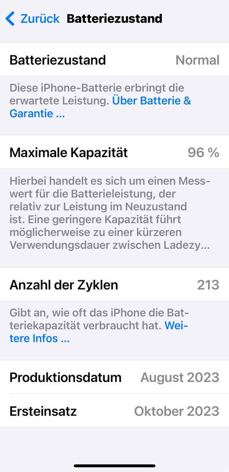 iPhone 15 pro 128 gb Titan blau in Bielefeld