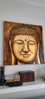 Buddha Bild 70x70 Buddhismus Leinwand Kunst Quadrat Sachsen-Anhalt - Wanzleben Vorschau