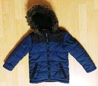 Winterjacke Topolino blau mit Fellkapuze Größe 110 Hessen - Lahntal Vorschau