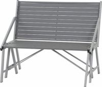 Siena Garden FlipFlop Bench 2er Klappbank Picknickbank silber Nordrhein-Westfalen - Havixbeck Vorschau