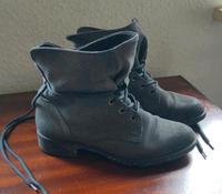 Tamaris - Kurzschaft Stiefel - Damen - Gr. 37 - Grau Leipzig - Connewitz Vorschau