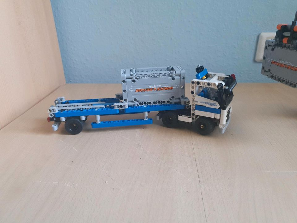 Lego technik containerlkw mit Kran in Kiel