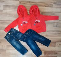 2x Set: Thermojeans +Sweatshirt Gr.92 Zwillinge *Versand möglich Leipzig - Großzschocher Vorschau