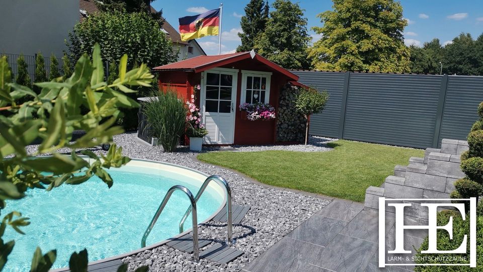 Schallschutzwand - Gartenzaun - Sichtschutz - Windschutz Terrasse in Schloß Holte-Stukenbrock