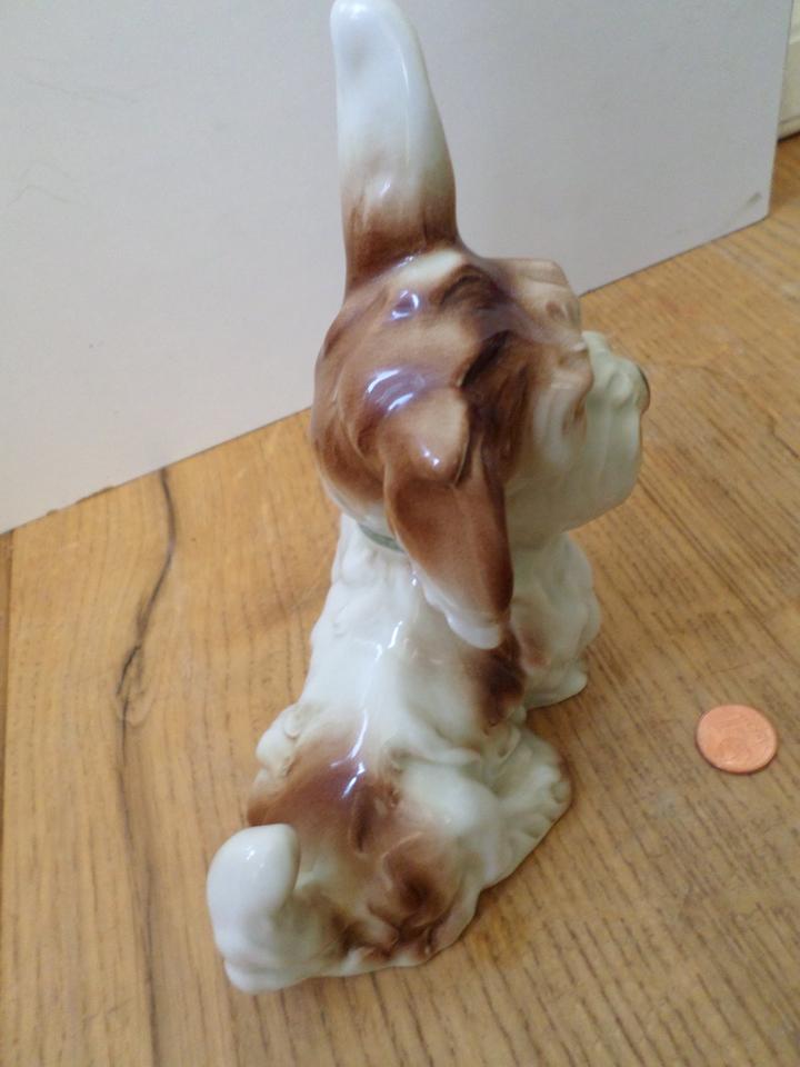 Porzellan Figuren 2 Terrier Hunde Wagner & Apel in Murrhardt