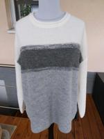 Bonita Wollpullover Gr. XL, wollweiß/grau, 1 x getragen Hessen - Herborn Vorschau
