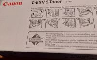 Canon C-EXV 5 Schwarz Toner Original OVP Laserdrucker 2x 440g Nordrhein-Westfalen - Recklinghausen Vorschau