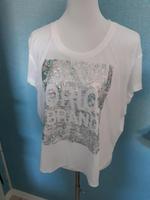 Neu Sommer Oberteil T Shirt weiß glitzer Gr. L 44/46 Niedersachsen - Norden Vorschau