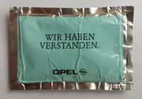 Original OPEL-Erfrischungstuch / Reinigungstuch ca. 25 Jahre alt Niedersachsen - Oldenburg Vorschau