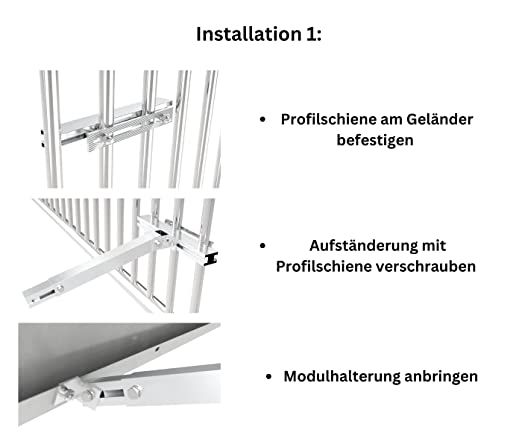 Entratek Single L|Balkonkraftwerk 800W/435Wp Glas-GlasKomplettset in Neu Wulmstorf