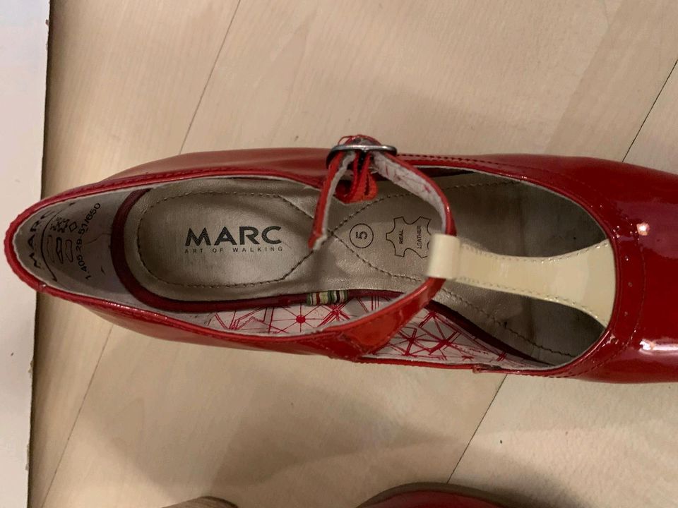 MAC Damenschuhe, rot lack, Pumps Gr. 38, Ledersohle in Bonn