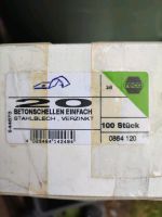 Betonschellen, einfach, Stahlblech vz, 20mm 100 Stück Rheinland-Pfalz - Kaiserslautern Vorschau