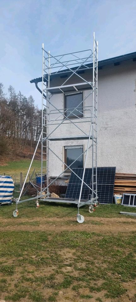 Gerüst Gerüstverleih Verleih Rollgerüst Fahrgerüst Leiter Fassade in Zeilarn