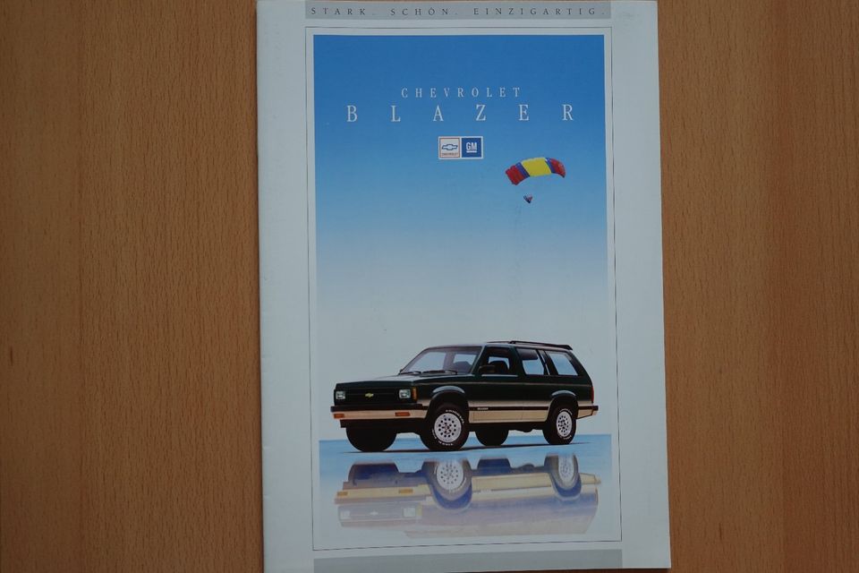 Prospekt Chevrolet Blazer ca. 1994 neuwertig Brochure in Griesheim