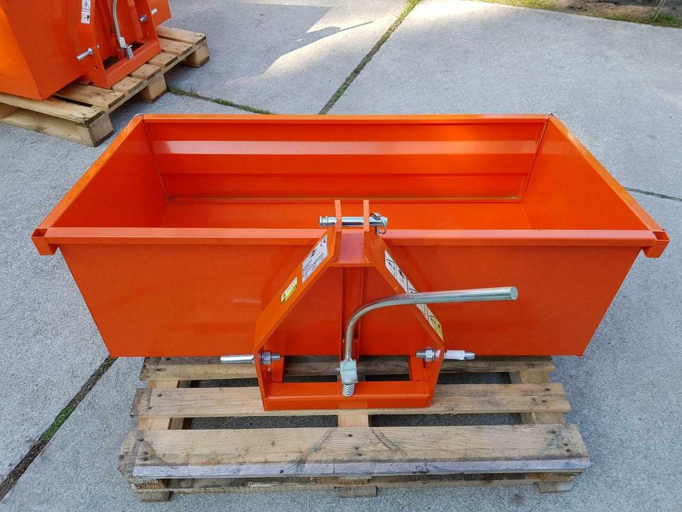 Heckmulde Heckcontainer Mulde 125cm kippbar Kleintraktor neu in Königsbrück