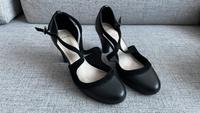 Clarks Pumps 38 schwarz Samtdetails Hessen - Fulda Vorschau