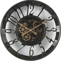 Wanduhr Frankfurt 55 cm mit Animation antik schwarz Zahnrad Industrial Zählwerk Wand Uhr Deko Wanddeko Wanddekoration bewegende drehende Zahnräder NEU Nordrhein-Westfalen - Wermelskirchen Vorschau