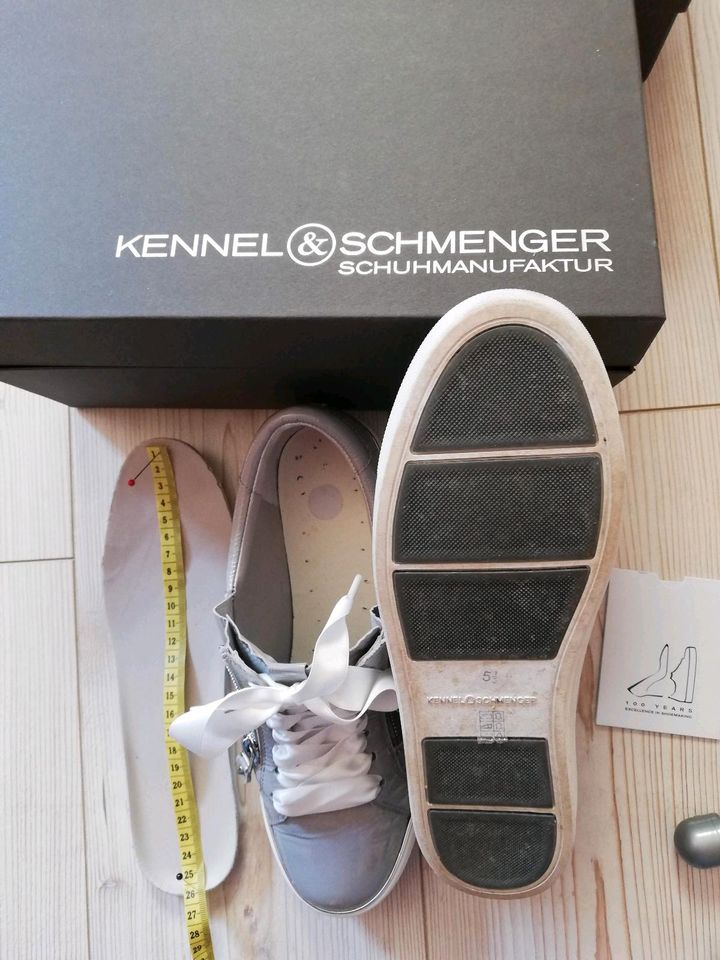 Kennel &Schmenger Damen Sneaker Gr.38,5 Silber/Grau in Gifhorn