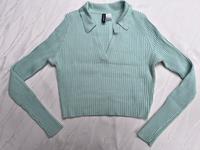 mintfarbiges Langarmshirt, bauchfrei, von H&M, Gr. M Bayern - Thyrnau Vorschau