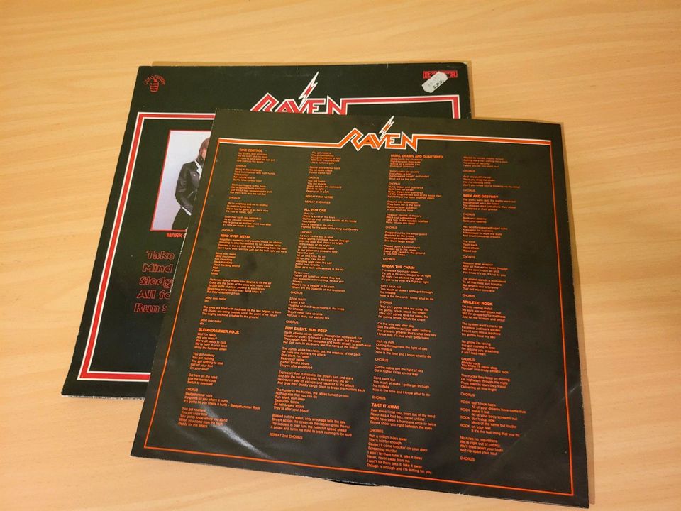 RAVEN all for one ROADRUNNER VINYL LP SCHALLPLATTE in Lutter am Barenberge