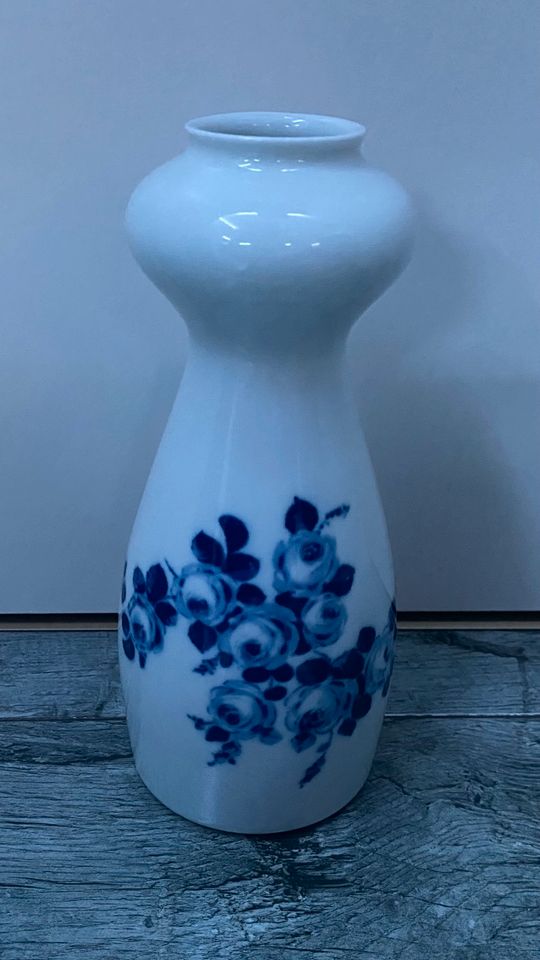 Echt Kobalt Blau Rose Vase 1764 in Niederndodeleben