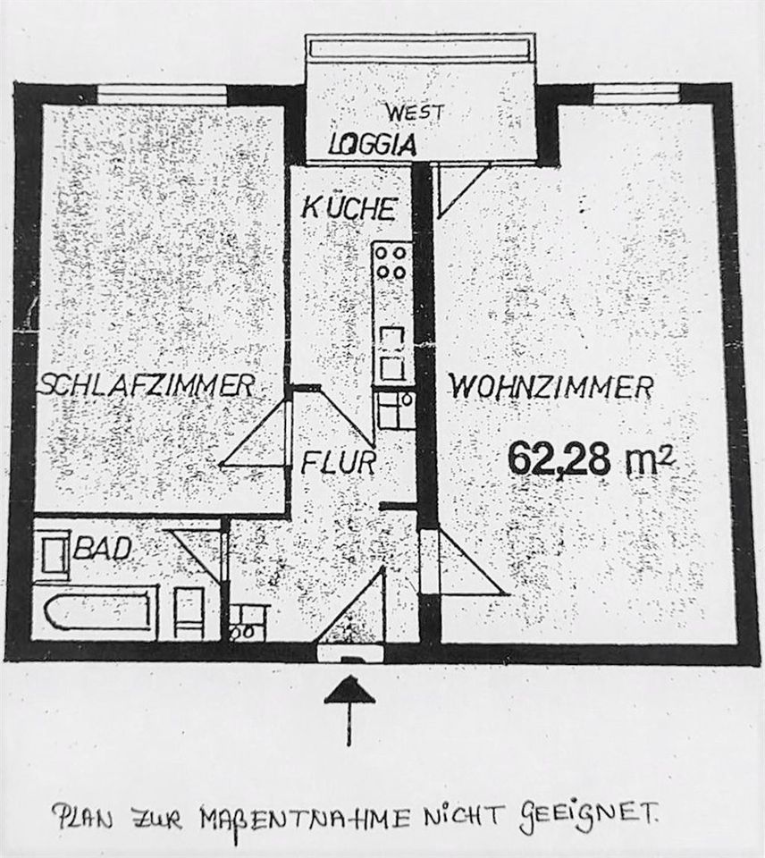 Helle und gepflegte 2-Zimmer-Wohnung in Top-Lage mit Fernsicht über die Dächer von Fürth in Fürth