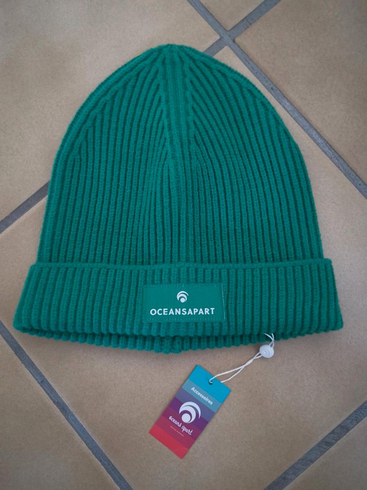 NEU Oceansapart Beanie Mütze Strickmütze grün in Rockenberg