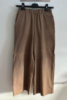 H&M Culotte - XXS 32 Velours Lederimitat braun karamell wide leg Hessen - Rödermark Vorschau